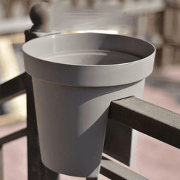 Macetero Colgante Para Balcon Terraza Plastico Maceta Jardin - Fliperex