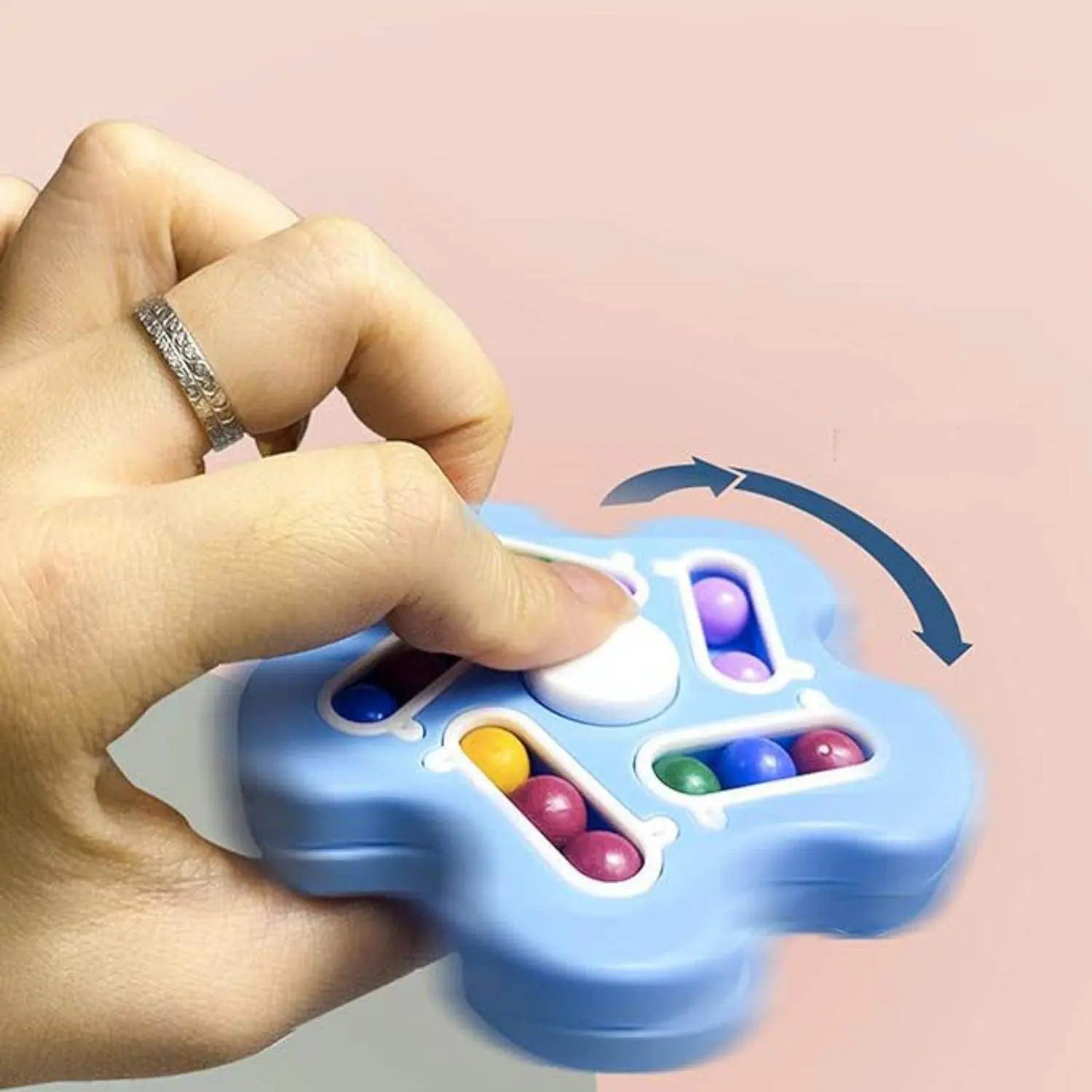 Magic Cube Tipo Fidget Spinner Juego Didactico Antiestres - Fliperex