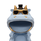 Escultura Decorativa Fortuna Porta Objetos Nordica Celeste - Fliperex