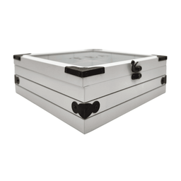 Caja De Té 9 Divisiones Tapa Con Diseño Decorativa - Fliperex