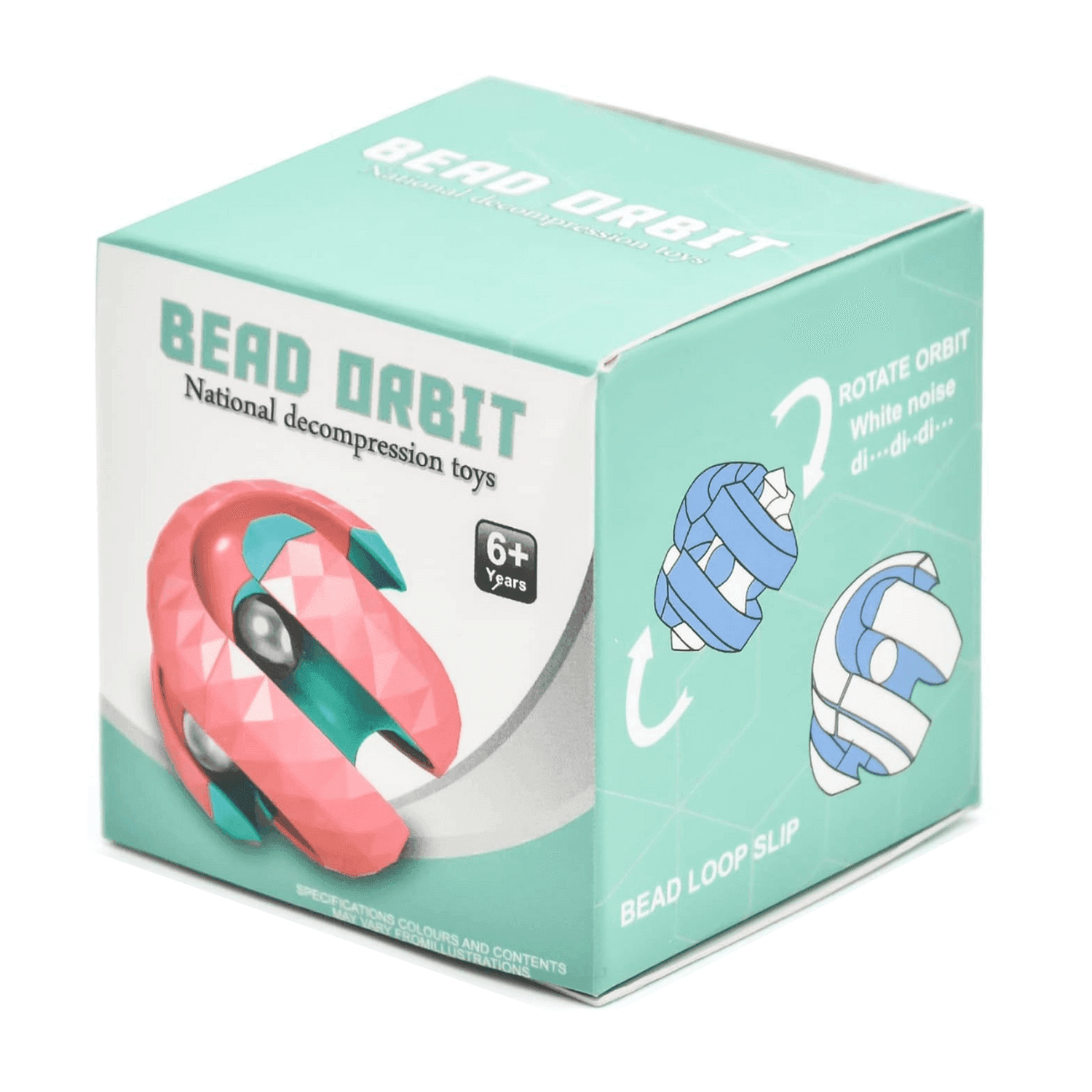 Juguete Cubo Giratorio Antiestres Creative Orbit Ball Color - Fliperex