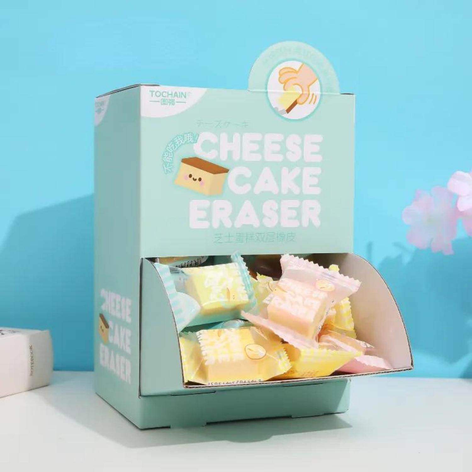 Goma De Borrar Cheese Cake Kawaii Cute - Fliperex