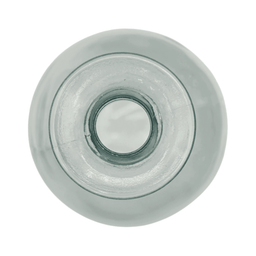 Florero Botella Decorativa De Vidrio Cristal Transparente - Fliperex