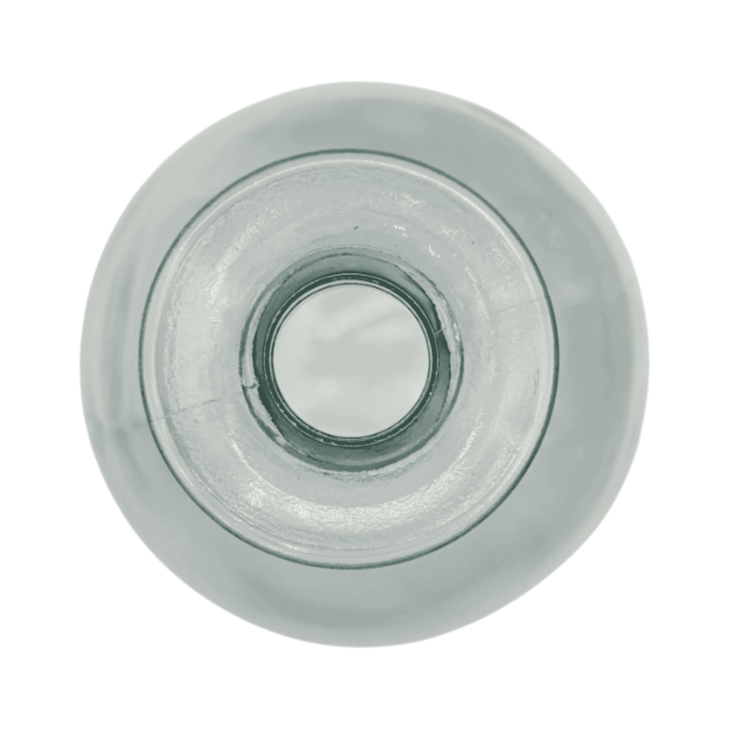 Florero Botella Decorativa De Vidrio Cristal Transparente - Fliperex