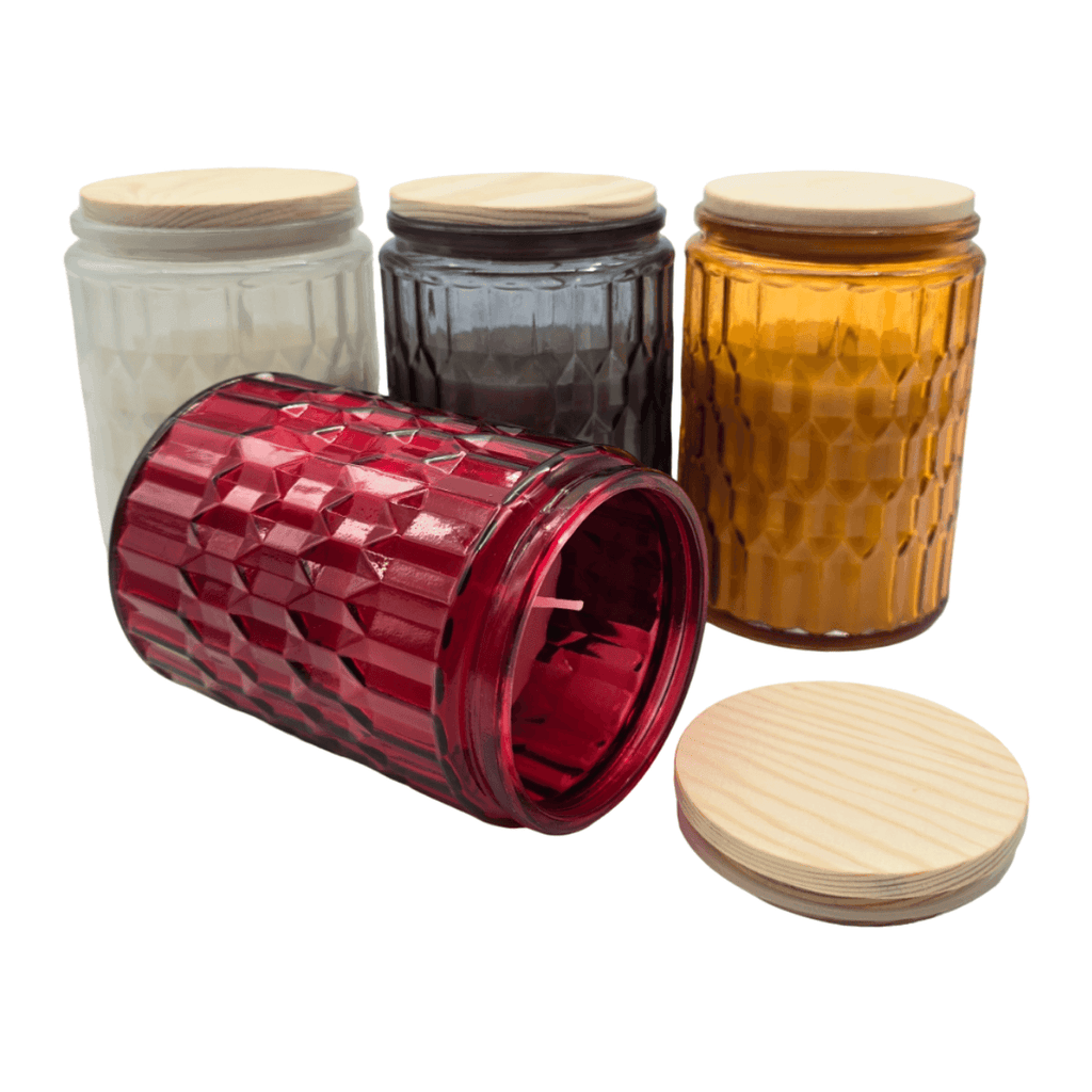 Vela Aromatica Elegante Fragancia Duradera Vaso Diseño Color - Fliperex