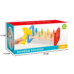 Juego Juguete Martillo Para Golpear Motricidad Para Bebes - Fliperex