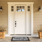 Alfombra Limpiapies Felpudo Alfombra De Entrada Mariposas - Fliperex