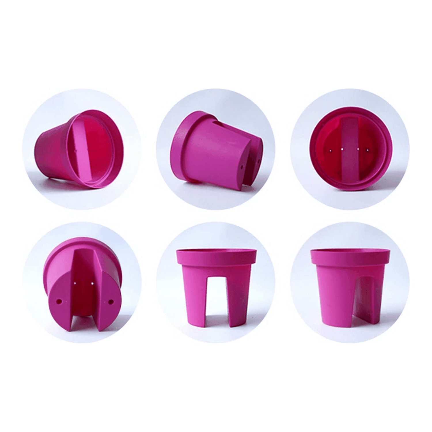 Macetero Colgante Para Balcon Terraza Plastico Maceta Jardin - Fliperex