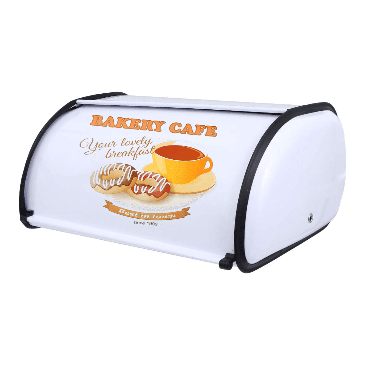 Panera Metálica Vintage Retro Abatible Acero Color Blanco - Fliperex