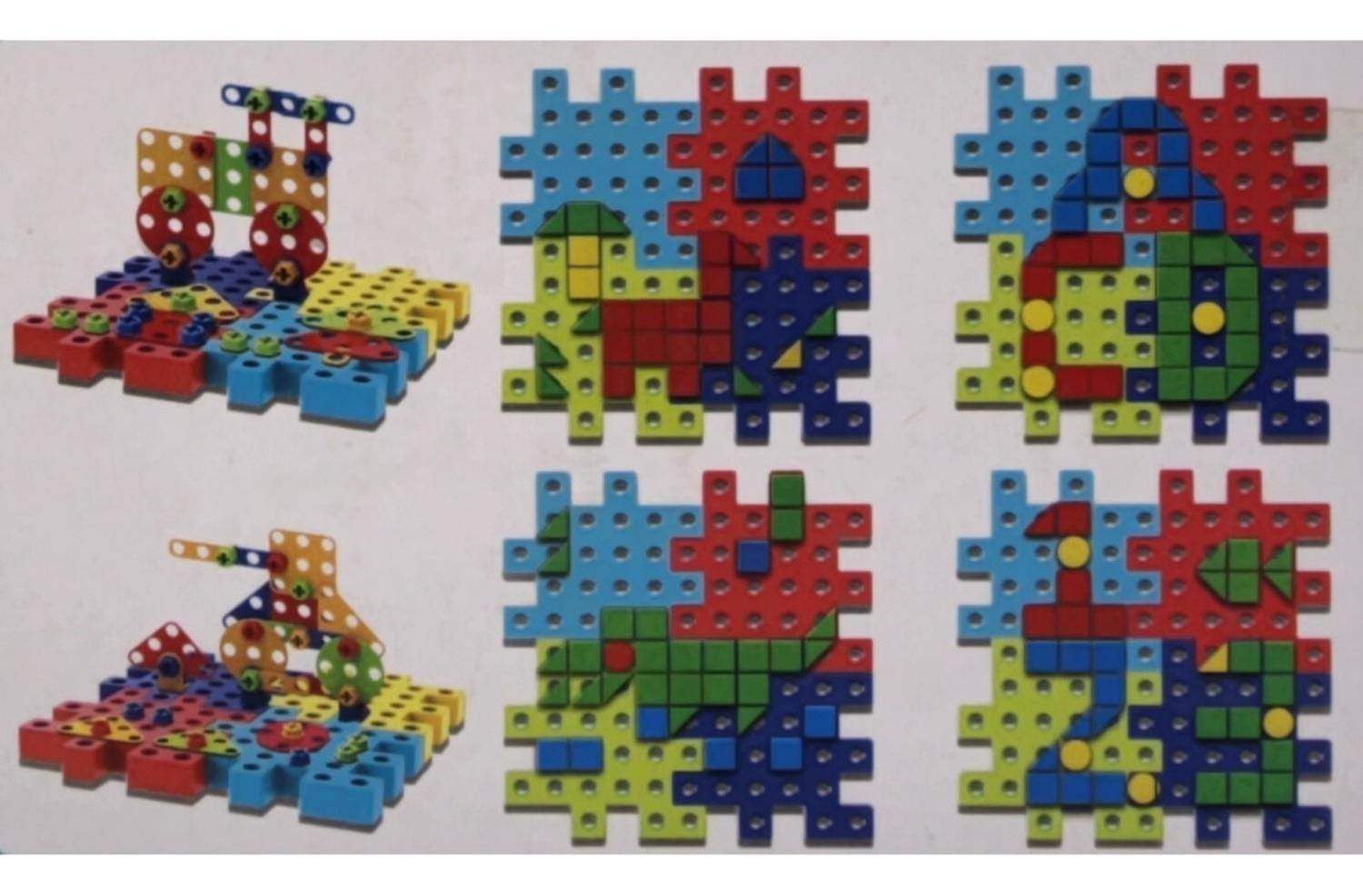 Juego De Mesa Engranajes Circuitos Bloques Educativo 202 Pcs - Fliperex