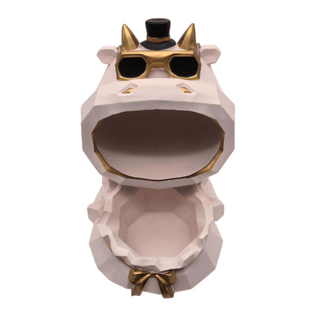 Escultura Decorativa Fortuna Porta Objetos Nordica Rosada - Fliperex