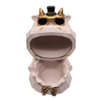 Escultura Decorativa Fortuna Porta Objetos Nordica Rosada - Fliperex