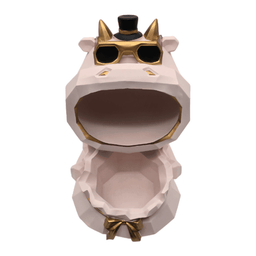 Escultura Decorativa Fortuna Porta Objetos Nordica Rosada - Fliperex