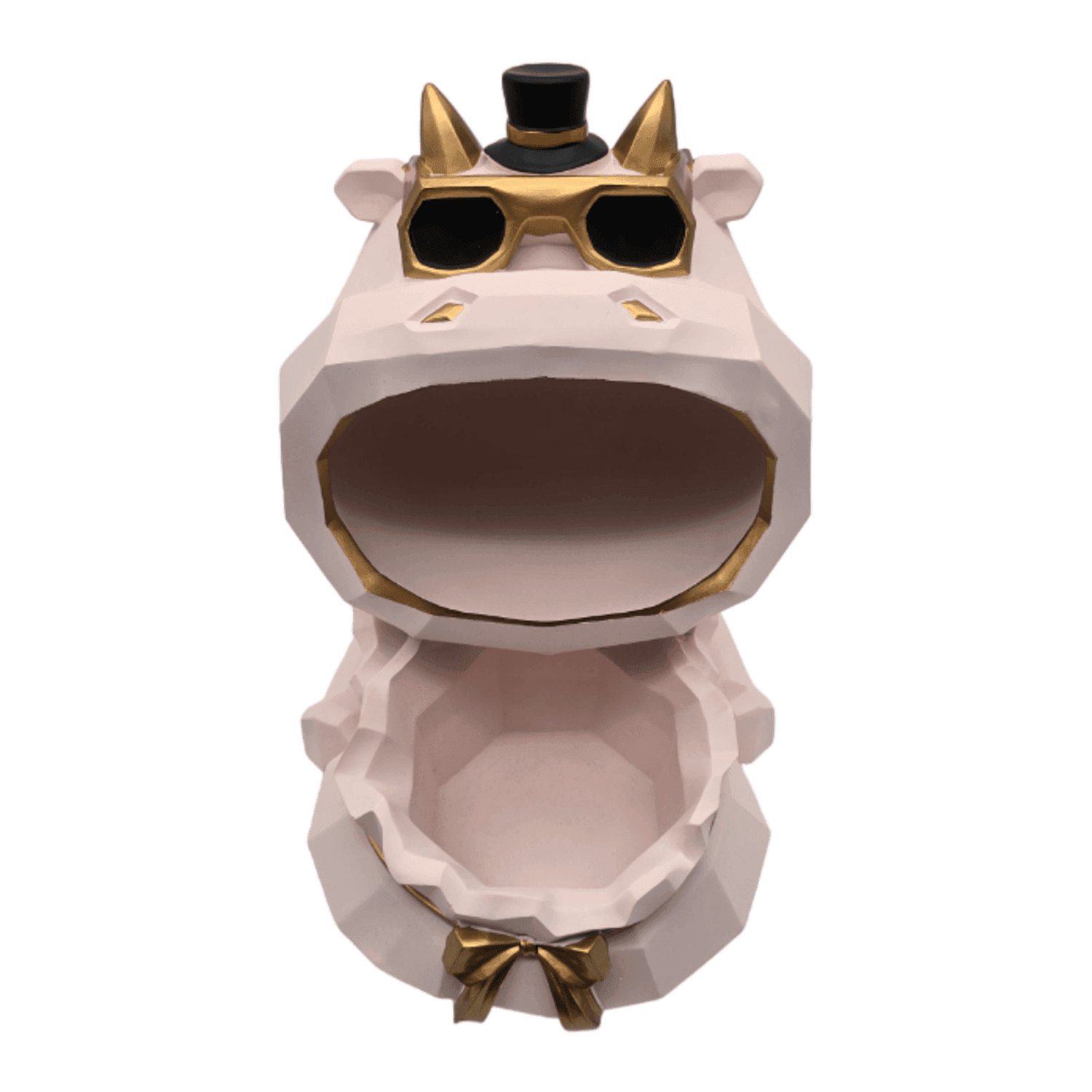 Escultura Decorativa Fortuna Porta Objetos Nordica Rosada - Fliperex