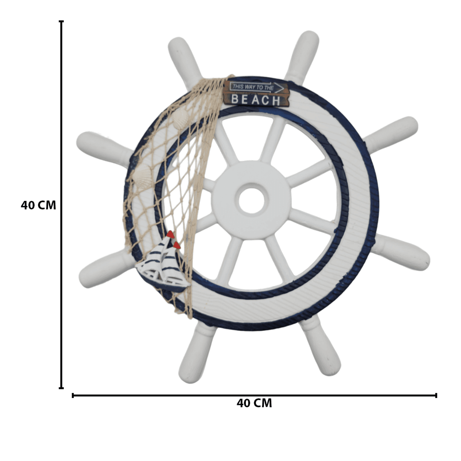 Timon De Barco Decorativo De Madera Para Pared Decoracion - Fliperex