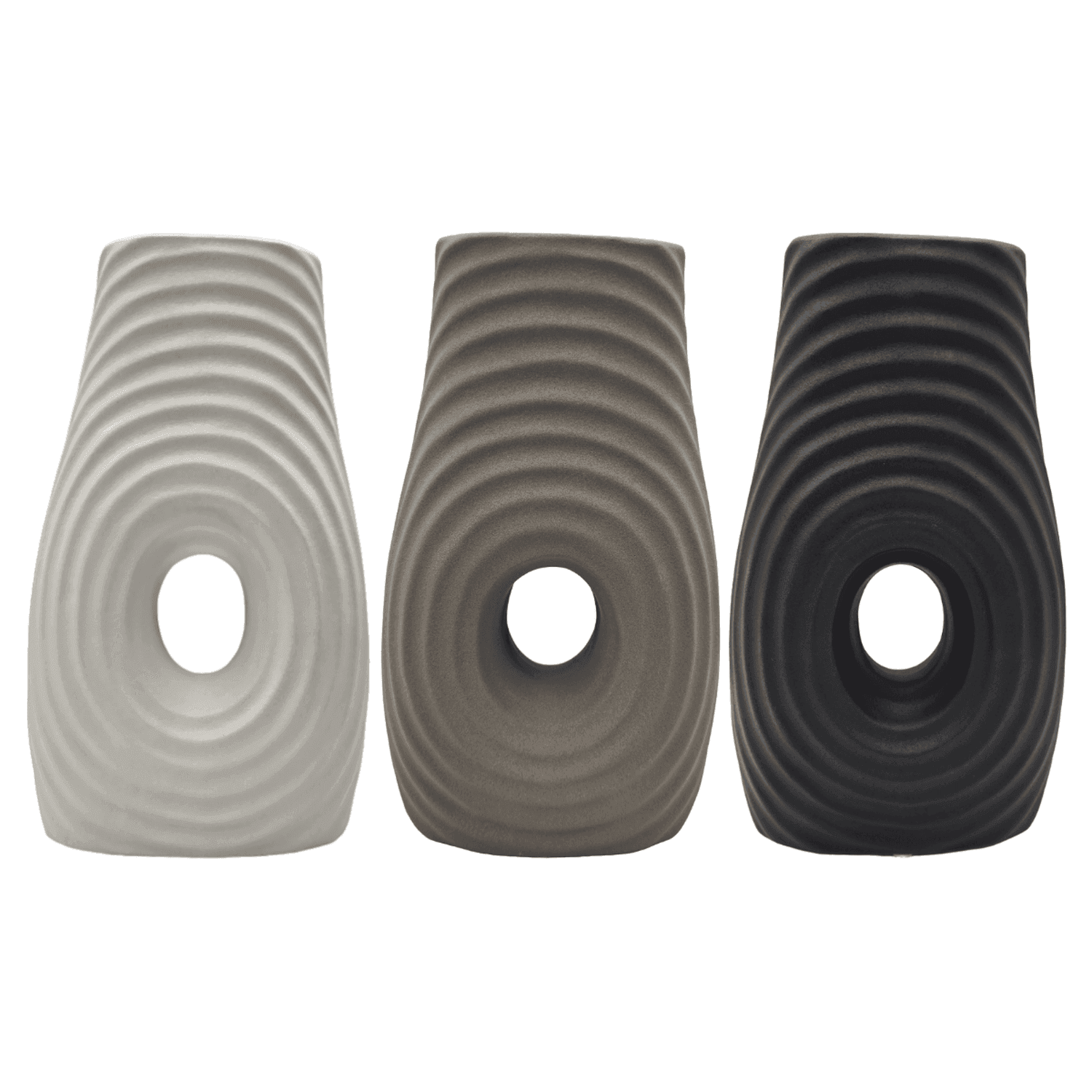 Jarron Florero De Ceramica Fina Decorativo Moderno Cafe - Fliperex