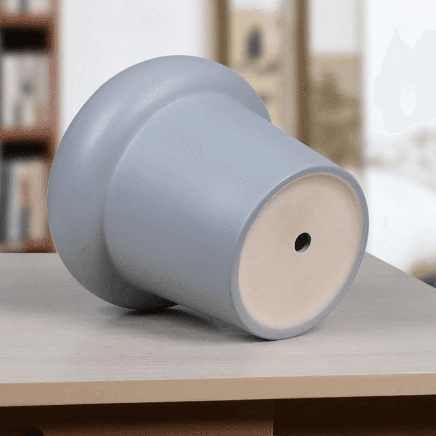 Macetero Maceta Estilo Escandinavo Acabado Moderno Gris - Fliperex