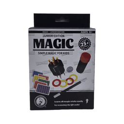Set Juego De Magia Magic 25 Trucos De Mago Con Varita Niños - Fliperex