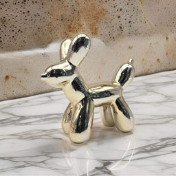 Adorno Perro Mascota Efecto Globo Metalizado Decoracion - Fliperex