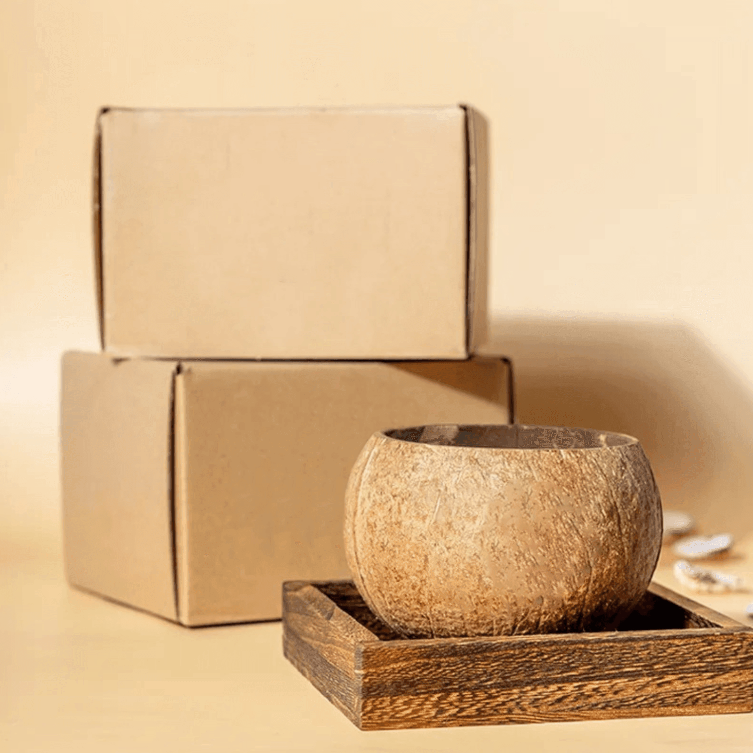 Vela Aromatica Ecologica En Cascara De Coco Cera De Soja - Fliperex