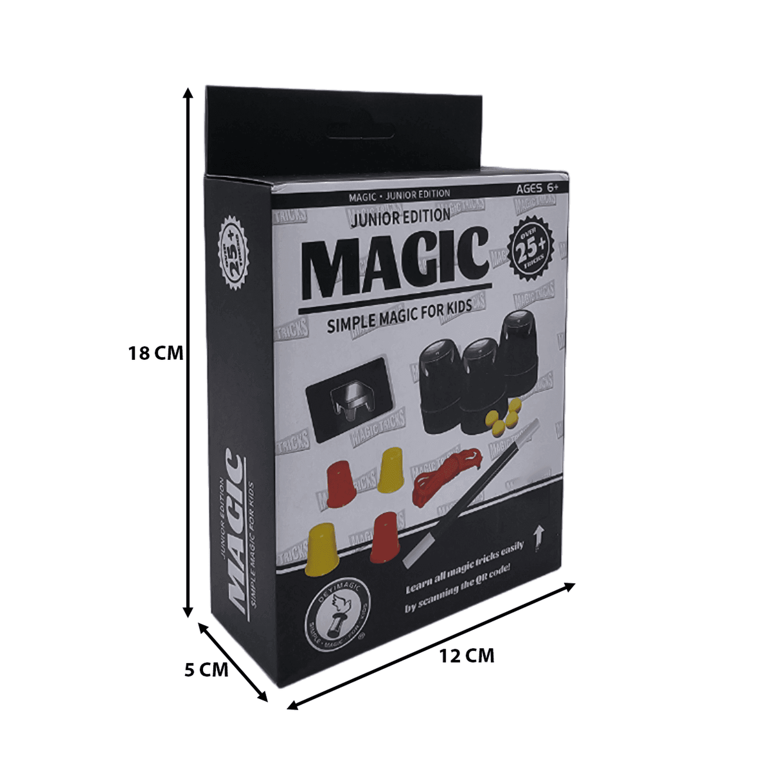 Set Juego De Magia Magic 25 Trucos De Mago Con Varita Niños - Fliperex