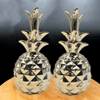 Set 2 Figuras Piñas Decorativas De Ceramica Adorno Decohogar - Fliperex