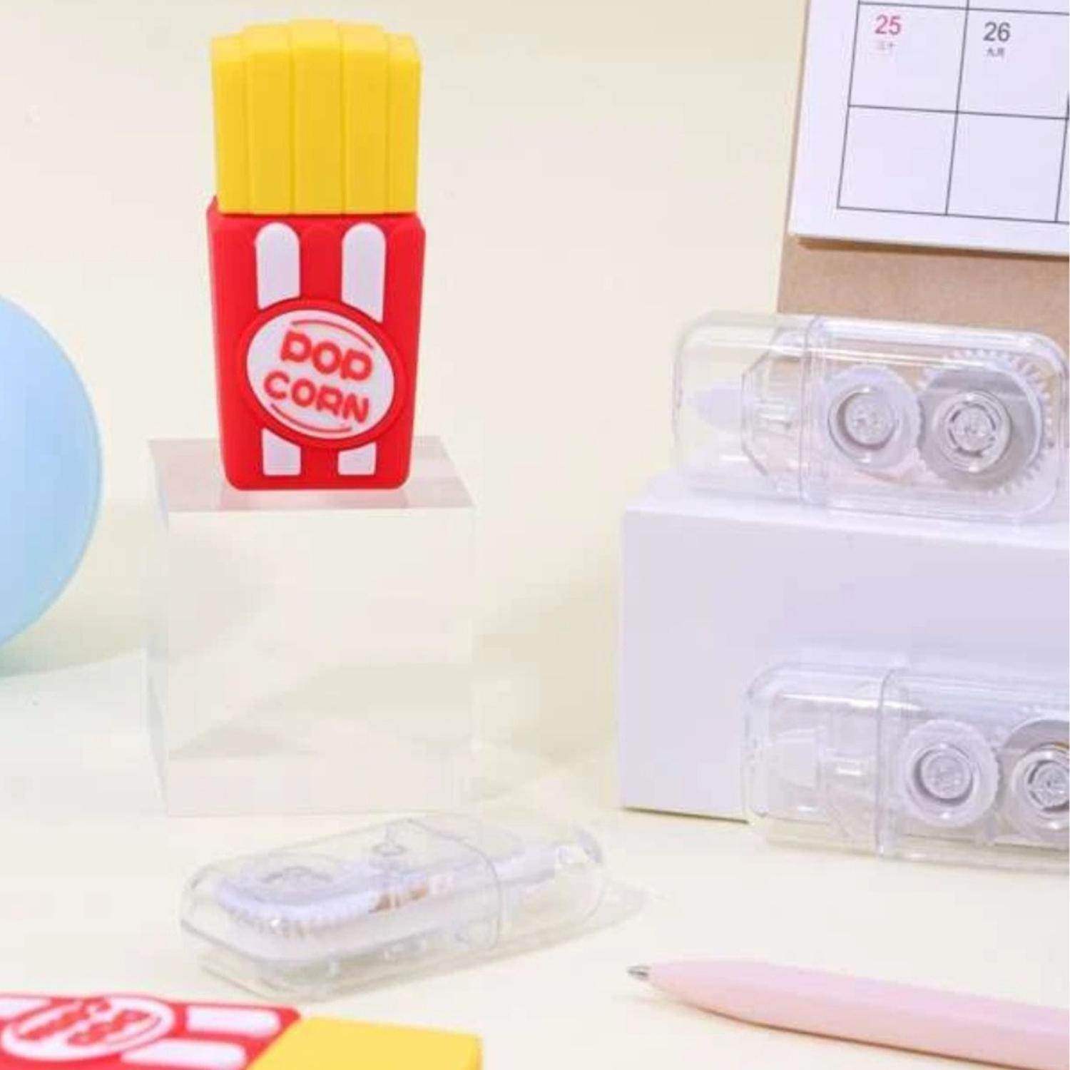 Corrector En Cinta Diseños Variados Kawaii Con 2 Repuestos - Fliperex