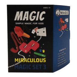 Set Juego De Magia y Trucos Clásico Para Niño Adulto Azul - Fliperex