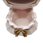 Escultura Decorativa Fortuna Porta Objetos Nordica Rosada - Fliperex