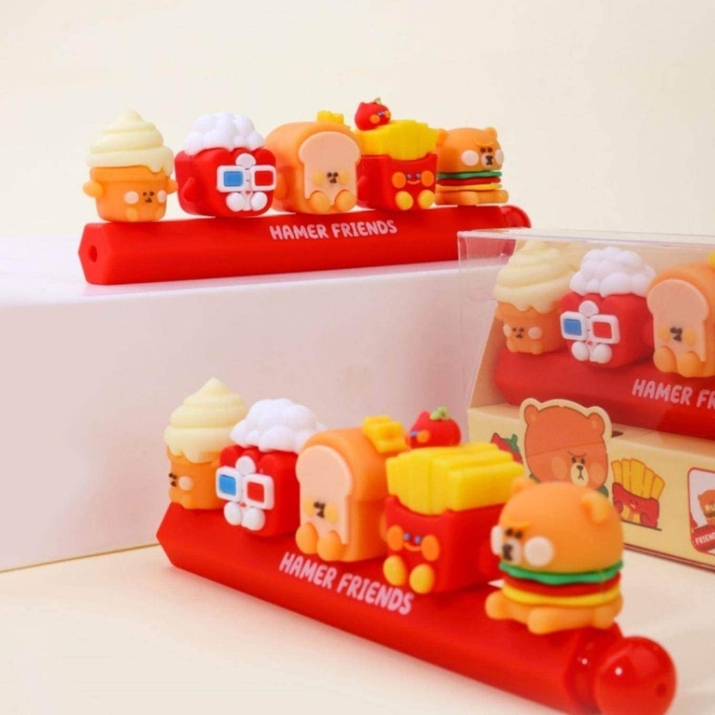 Lapiz Boligrafo Con Muñequitos Comida De Adornos Kawaii - Fliperex