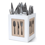 Organizador De Servicios Cubiertos De Cocina Porta Servicios - Fliperex