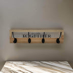 Perchero De Pared Con 4 Perchas Dobles Together - Fliperex