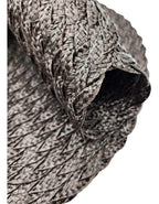 Set 6 Individuales Circulares Trenzados Completo Color Cafe - Fliperex