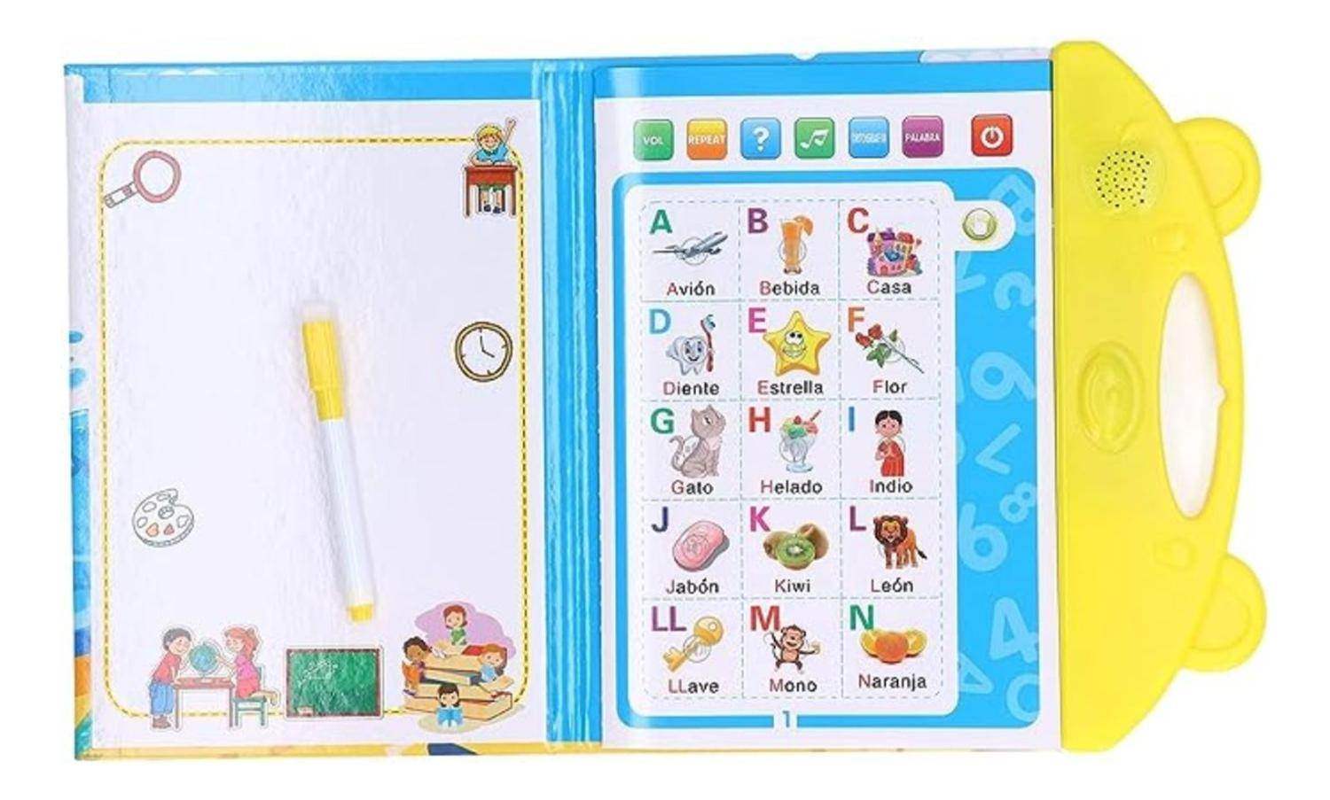 Libro De Aprendizaje Educativo Con Sonido Mi Primer Libro - Fliperex