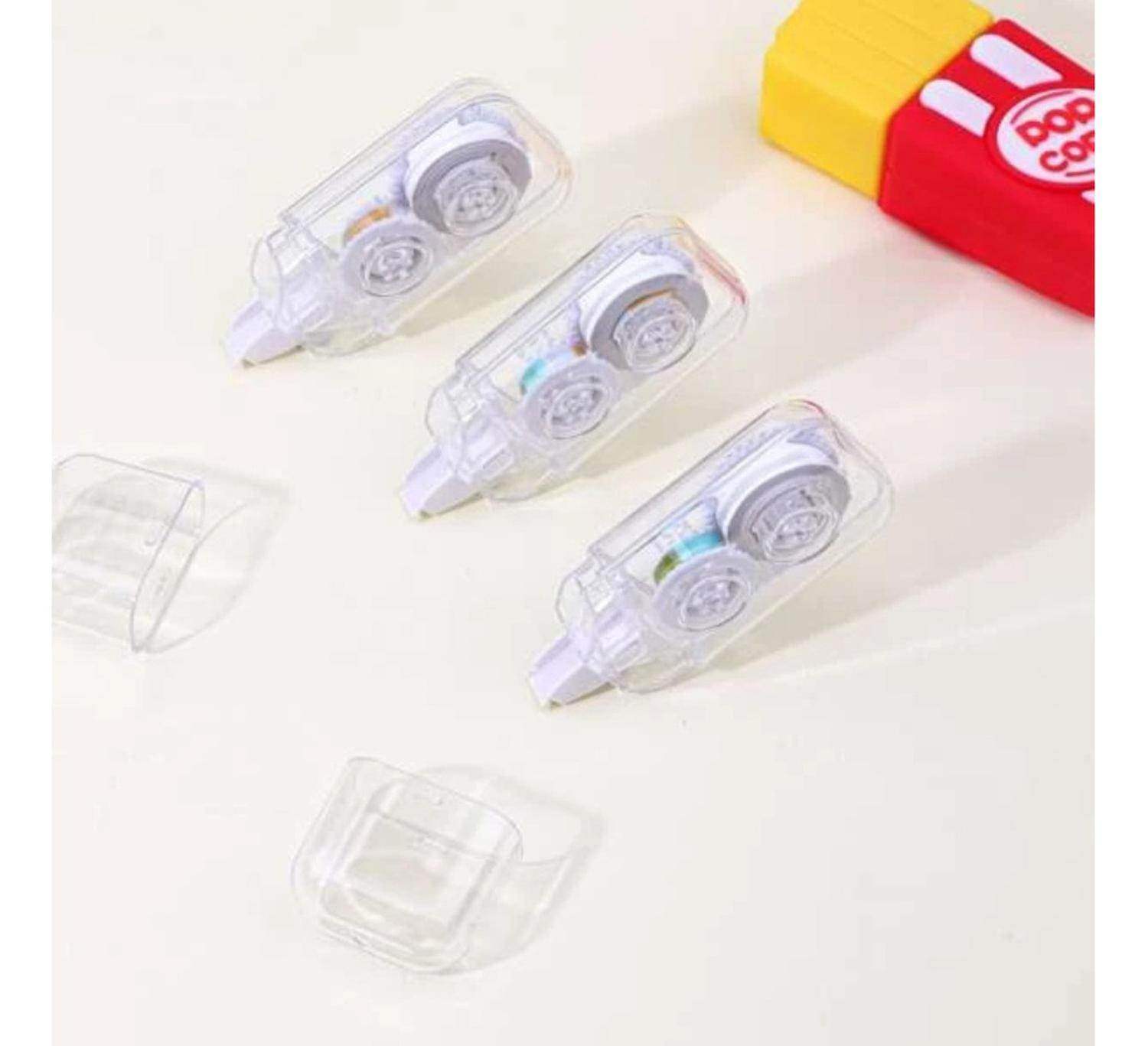 Corrector En Cinta Diseños Variados Kawaii Con 2 Repuestos - Fliperex