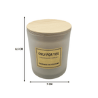 Vela Aromatica Elegante Fragancia Duradera Vaso Blanco - Fliperex