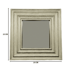 Set 3 Marcos De Espejos Cuadrados Dorados Para Decorar Hogar - Fliperex