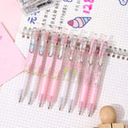 Set 12 Boligrafos Tinta Gel Negro Sakura Rabit Cute Kawaii - Fliperex