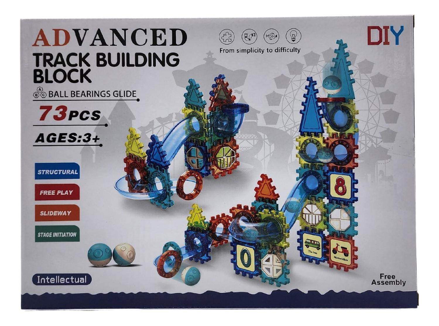 Set De Construccion Tobogan Carrera De Bolitas 73 Piezas - Fliperex