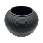 Set 3 Maceteros Plastico Redondo Ovalado Moderno Textura S - Fliperex