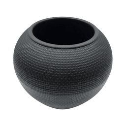 Set 3 Maceteros Plastico Redondo Ovalado Moderno Textura S - Fliperex