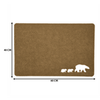 Alfombra Limpiapies Felpudo Alfombra De Entrada Huellas - Fliperex