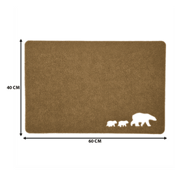 Alfombra Limpiapies Felpudo Alfombra De Entrada Huellas - Fliperex