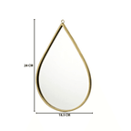 Set 3 Espejos De Pared Para Colgar De Gota Marcos De Espejos - Fliperex