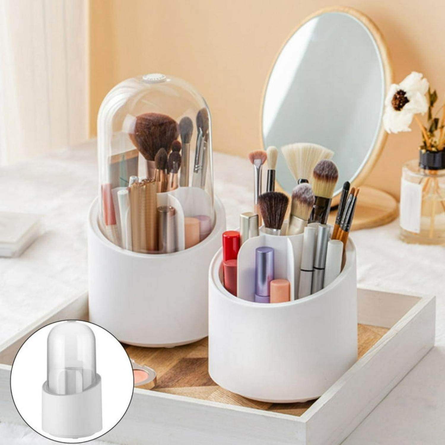 Organizador De Maquillaje Cosmetiquero Giratorio 360 Grados - Fliperex