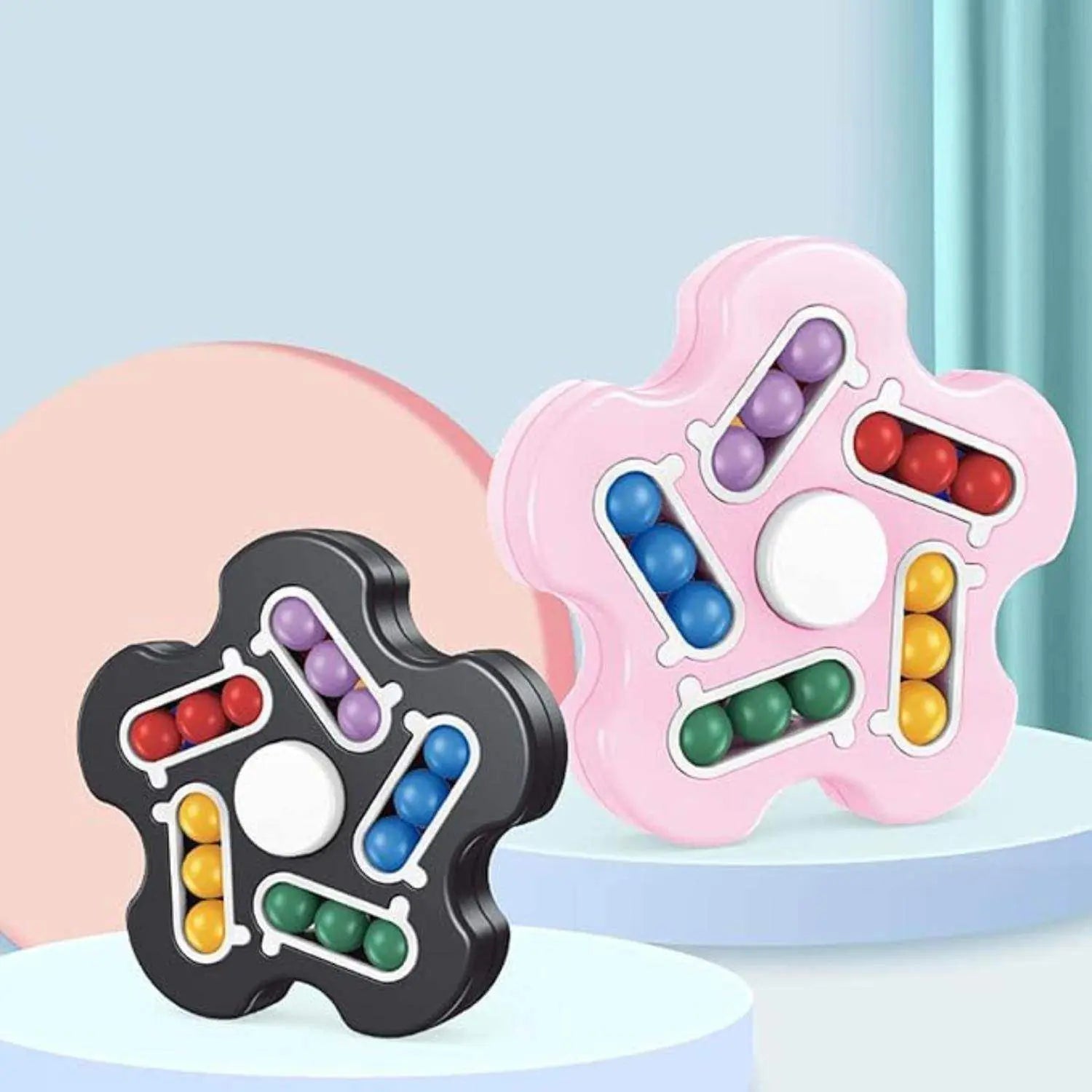 Magic Cube Tipo Fidget Spinner Juego Didactico Antiestres - Fliperex