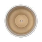 Macetero Maceta De Ceramica Blanco Patrones Negro Alto S - Fliperex