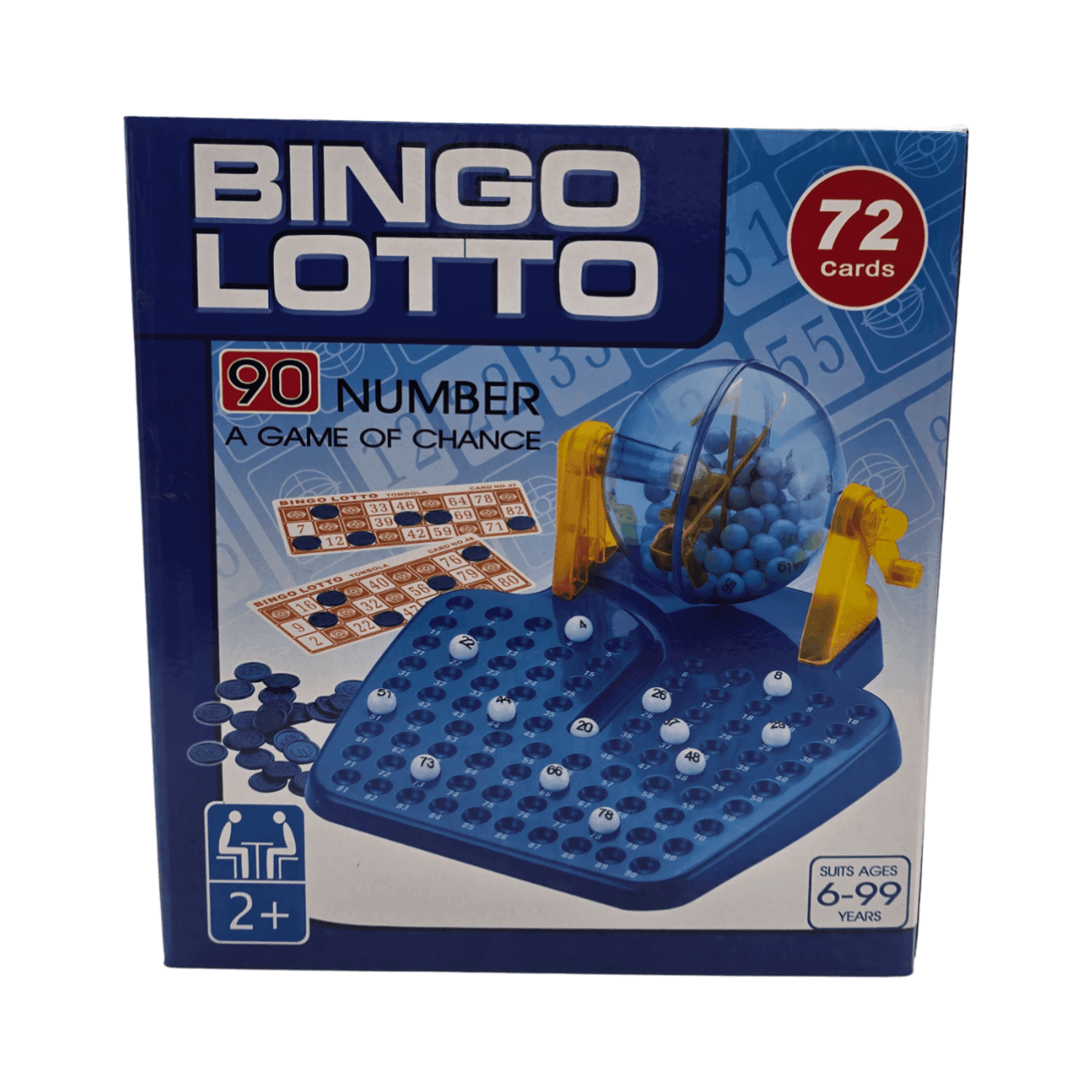 Juego Bingo Lotto Tombola Set Completo Juego De Mesa - Fliperex