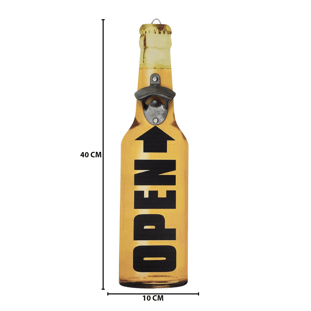 Abridor De Botellas Decorativo Para Pared Hogar Bar - Fliperex