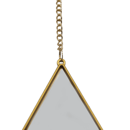 Set 4 Espejos Pared Para Colgar Triangular Marco De Espejo - Fliperex